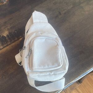 Elegant Cream Crossbody Bag